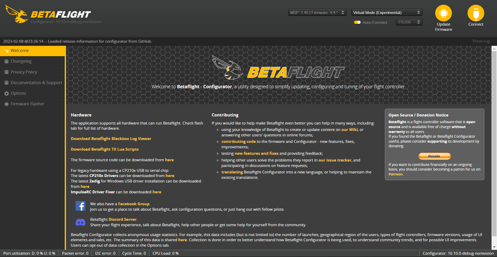 Betaflight Configurator